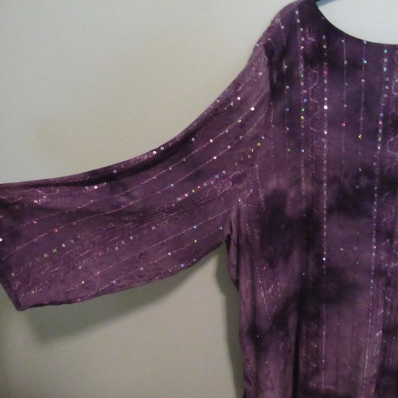 Purple AVENUE tunic top. - Picture 5 of 8